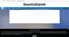 Desktop Screenshot of daventryexpress.co.uk
